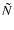 $\tilde{N}$