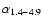 $\alpha _{\rm 1.4 - 4.9}$