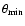 $\theta_{\rm min}$