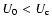 $U_0<U_{\rm c}$