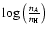 $\log \left( \frac{n_A}{n_{\rm H}} \right) $