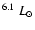 $^{6.1}~L_{\odot}$