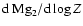 ${\rm d}~{\rm Mg}_2/{\rm d}\log Z$
