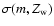 $\sigma (m,Z_{\rm w})$
