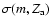 ${\sigma (m,Z_{\rm a})}$