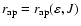 $r_{{\rm ap}}=r_{{\rm ap}}(\varepsilon,J)$