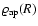 $\varrho_{{\rm ap}}(R)$