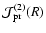 ${\cal J}_{{\rm pr}}^{(2)}(R)$