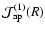 ${\cal J}_{{\rm ap}}^{(1)}(R)$