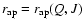 $r_{{\rm ap}}=r_{{\rm ap}}(Q,J)$