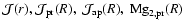 ${\cal J}(r), {\cal J}_{{\rm pr}}(R),~ {\cal J}_{{\rm ap}}(R),~
{\rm Mg}_{2,{\rm pr}}(R)$