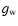 $g_{\rm w}$