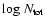 ${\rm log}~N_{{\rm tot}}$