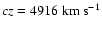 $cz = 4916~\rm km~s^{-1}$