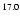 $^{\rm 17.0}$