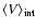 $\langle V\rangle_{\rm int}$