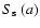 $S_{\rm {s}}\ (a)$