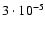 $3\cdot 10^{-5}$