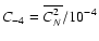 $C_{-4}=\overline{C^{2}_{N}}/10^{-4}$