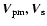 ${{\vec V}_{{\rm pm}}}, {{\vec V}_{{\rm s}}}$