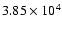 $3.85\times10^{4}$