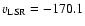 $v_{\rm LSR}=-170.1$