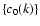 $ \left\{ {c_0 (k)} \right\} $