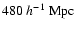 $480~h^{-1}~{\rm Mpc}$