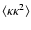 $\langle\kappa\kappa^2\rangle$