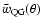 $\bar w_{\rm QG}(\theta)$