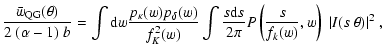 $\displaystyle \frac{\bar w_{\rm QG}(\theta)}{2~(\alpha-1)~b}=
\int{\rm d}w\frac...
...{s{\rm d}s}{2\pi}
P\left(\frac{s}{f_k(w)},w\right)~\vert{I}(s~\theta)\vert^2\;,$
