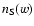 $n_{\rm S}(w)$