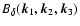 $B_\delta(\vec k_1,\vec k_2,\vec k_3)$
