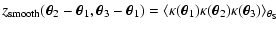 $\displaystyle z_{\rm smooth}(\vec\theta_2-\vec\theta_1,\vec\theta_3-\vec\theta_...
...vec\theta_1)
\kappa(\vec\theta_2)
\kappa(\vec\theta_3)
\rangle_{\theta_{\rm S}}$