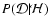 $P({\cal D} \vert {\cal H})$