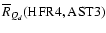 $\overline{R}_{Q_d}({\rm HFR4,AST3})$