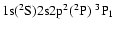 ${\rm 1s}(^2{\rm S}){\rm 2s2p}^2(^2{\rm P})\ ^3{\rm P}_{1}$