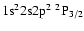 ${\rm 1s}^2{\rm 2s2p}^2\ ^2{\rm P}_{3/2}$