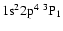 ${\rm 1s}^2{\rm 2p}^4\ ^3{\rm P}_{1}$