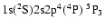 ${\rm 1s}(^2{\rm S}){\rm 2s2p}^4(^4{\rm P})\ ^5{\rm P}_{3}$