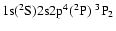 ${\rm 1s}(^2{\rm S}){\rm 2s2p}^4(^2{\rm P})\ ^3{\rm P}_{2}$