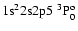${\rm 1s}^2{\rm 2s2p}5\ ^3{\rm P}^{\rm o}_{0}$