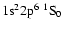 ${\rm 1s}^2{\rm 2p}^6\ ^1{\rm S}_{0}$