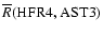 $\overline{R}({\rm HFR4,AST3})$