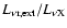 $L_{\nu {\rm r}, {\rm ext}}/
L_{\nu {\rm X}}$