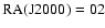 $\rm RA(J2000)=02$