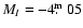 $M_I = -4\hbox{$.\!\!^{\rm m}$ }05$