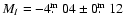 $M_I = -4\hbox{$.\!\!^{\rm m}$ }04 \pm0\hbox{$.\!\!^{\rm m}$ }12$