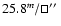 $25.8^m/\sq\hbox{$^{\prime\prime}$ }$