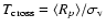 $T_{{\rm cross}} = \langle R_p\rangle
/\sigma_{\rm v}$